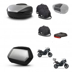 SHAD Maletas SH35 PREMIUM + soporte montaje baul SH59 accesorios 59L KIT-477138