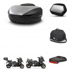 SHAD Maletas SH35 PREMIUM + soporte montaje baul SH59 accesorios 59L KIT-477161