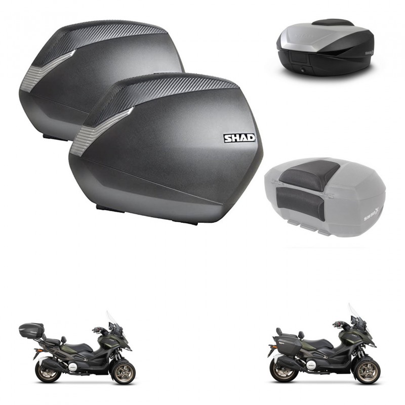 SHAD Baul SH59 + soporte montaje maletas SH36 accesorios 59L KIT-477164