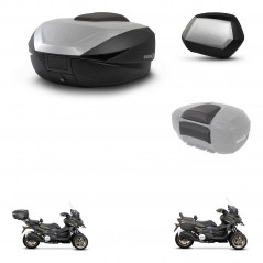 SHAD Maletas SH35 PREMIUM + soporte montaje baul SH59 accesorios 59L KIT-477167