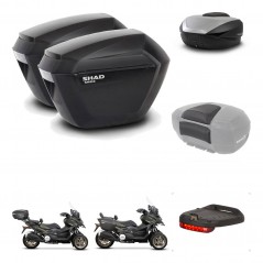 SHAD SH59 trunk + mounting bracket sh23 suitcases accessories 59L KIT-477172