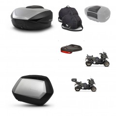 SHAD SH35 PREMIUM suitcases + mounting bracket SH59 trunk accessories 59L KIT-477174
