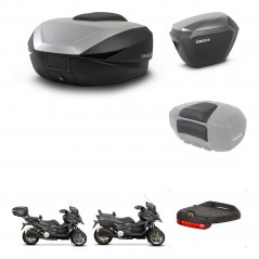 SHAD Maletas sh23 alu + soporte montaje baul SH59 accesorios 59L KIT-477175