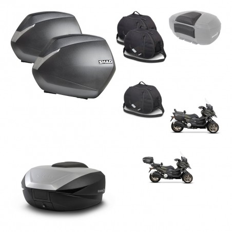SHAD Baul SH59 + soporte montaje maletas SH36 accesorios 59L KIT-477177