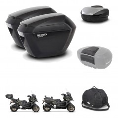 SHAD SH59 trunk + mounting bracket sh23 suitcases accessories 59L KIT-477178