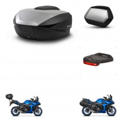 SHAD Maletas SH35 PREMIUM + soporte montaje baul SH59 accesorios 59L KIT-477197