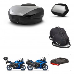 SHAD SH35 PREMIUM suitcases + mounting bracket SH59 trunk accessories 59L KIT-477198