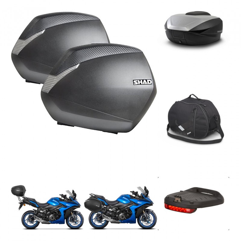 SHAD SH59 trunk + mounting bracket SH36 suitcases accessories 59L KIT-477206