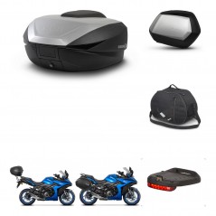 SHAD Maletas SH35 PREMIUM + soporte montaje baul SH59 accesorios 59L KIT-477209
