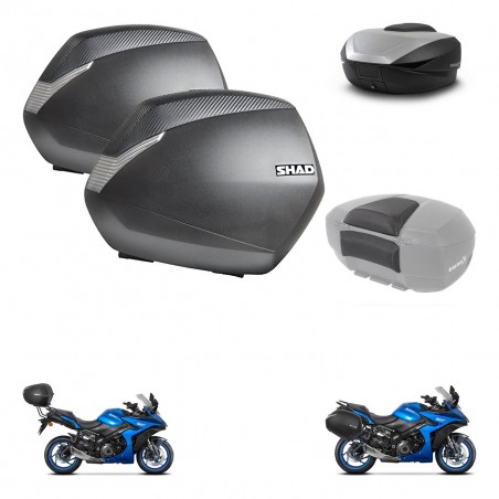 SHAD Baul SH59 + soporte montaje maletas SH36 accesorios 59L KIT-477212