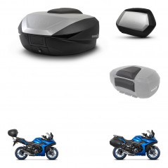 SHAD Maletas SH35 PREMIUM + soporte montaje baul SH59 accesorios 59L KIT-477215