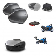 SHAD SH59 trunk + mounting bracket SH36 suitcases accessories 59L KIT-477230