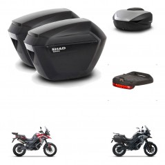 SHAD SH59 trunk + mounting bracket sh23 suitcases accessories 59L KIT-477244