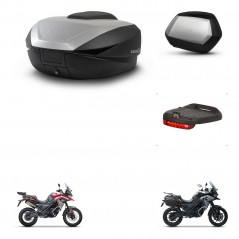 SHAD Maletas SH35 PREMIUM + soporte montaje baul SH59 accesorios 59L KIT-477245