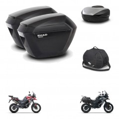 SHAD SH59 trunk + mounting bracket sh23 suitcases accessories 59L KIT-477250