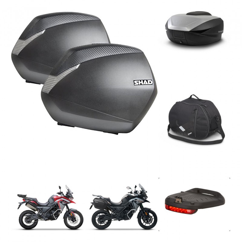 SHAD SH59 trunk + mounting bracket SH36 suitcases accessories 59L KIT-477254