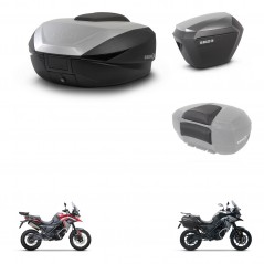 SHAD Maletas sh23 alu + soporte montaje baul SH59 accesorios 59L KIT-477265