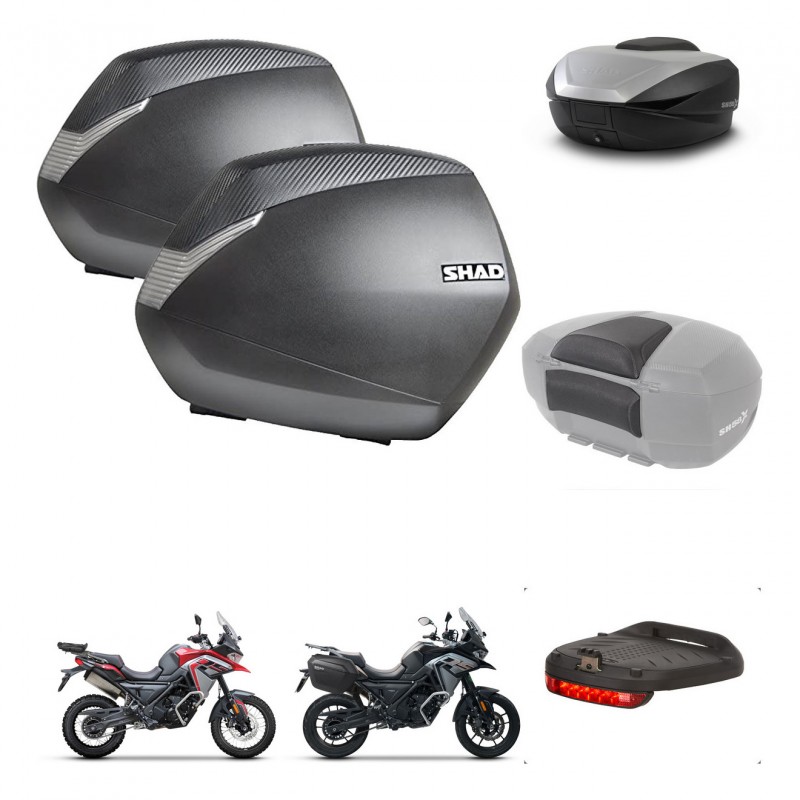 SHAD SH59 trunk + mounting bracket SH36 suitcases accessories 59L KIT-477266