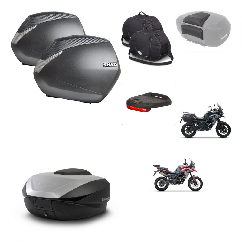 SHAD SH59 trunk + mounting bracket SH36 suitcases accessories 59L KIT-477267