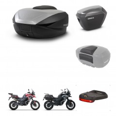 SHAD SH23 alu suitcases + mounting bracket SH59 trunk accessories 59L KIT-477271