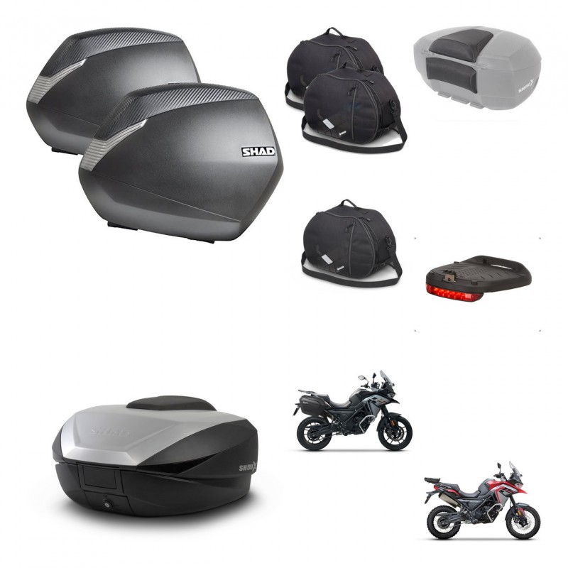 SHAD SH59 trunk + mounting bracket SH36 suitcases accessories 59L KIT-477279