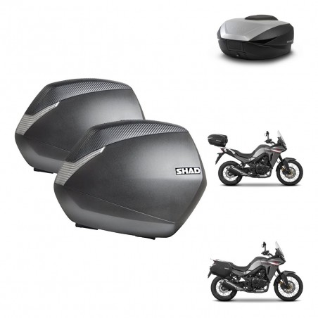 SHAD SH59 trunk + mounting bracket SH36 suitcases 59L KIT-477284