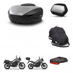 SHAD Maletas SH35 PREMIUM + soporte montaje baul SH59 accesorios 59L KIT-477294