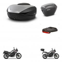 SHAD SH23 alu suitcases + mounting bracket SH59 trunk accessories 59L KIT-477295