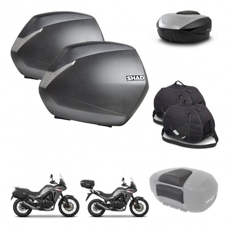 SHAD SH59 trunk + mounting bracket SH36 suitcases accessories 59L KIT-477309