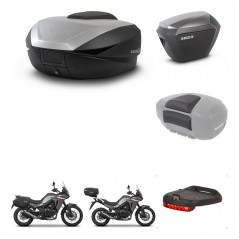 SHAD SH23 alu suitcases + mounting bracket SH59 trunk accessories 59L KIT-477319