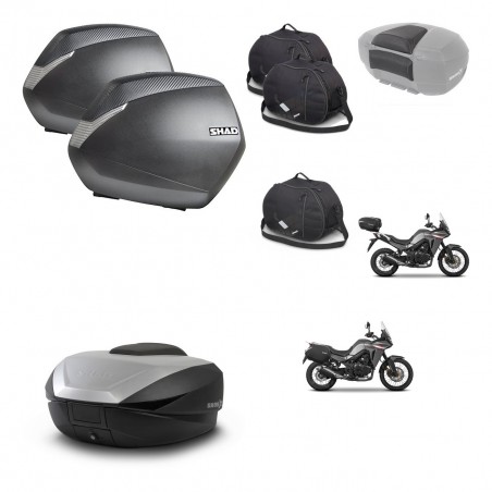 SHAD Baul SH59 + soporte montaje maletas SH36 accesorios 59L KIT-477321