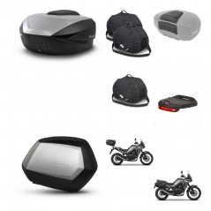 SHAD SH35 PREMIUM suitcases + mounting bracket SH59 trunk accessories 59L KIT-477330