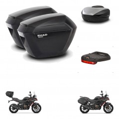 SHAD SH59 trunk + mounting bracket sh23 suitcases accessories 59L KIT-477340