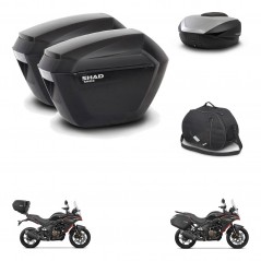 SHAD SH59 trunk + mounting bracket sh23 suitcases accessories 59L KIT-477346