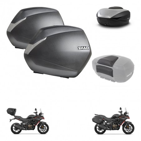 SHAD Baul SH59 + soporte montaje maletas SH36 accesorios 59L KIT-477356