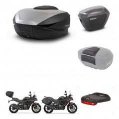 SHAD SH23 alu suitcases + mounting bracket SH59 trunk accessories 59L KIT-477367