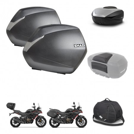 SHAD SH59 trunk + mounting bracket SH36 suitcases accessories 59L KIT-477368