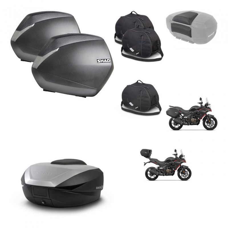SHAD Baul SH59 + soporte montaje maletas SH36 accesorios 59L KIT-477369