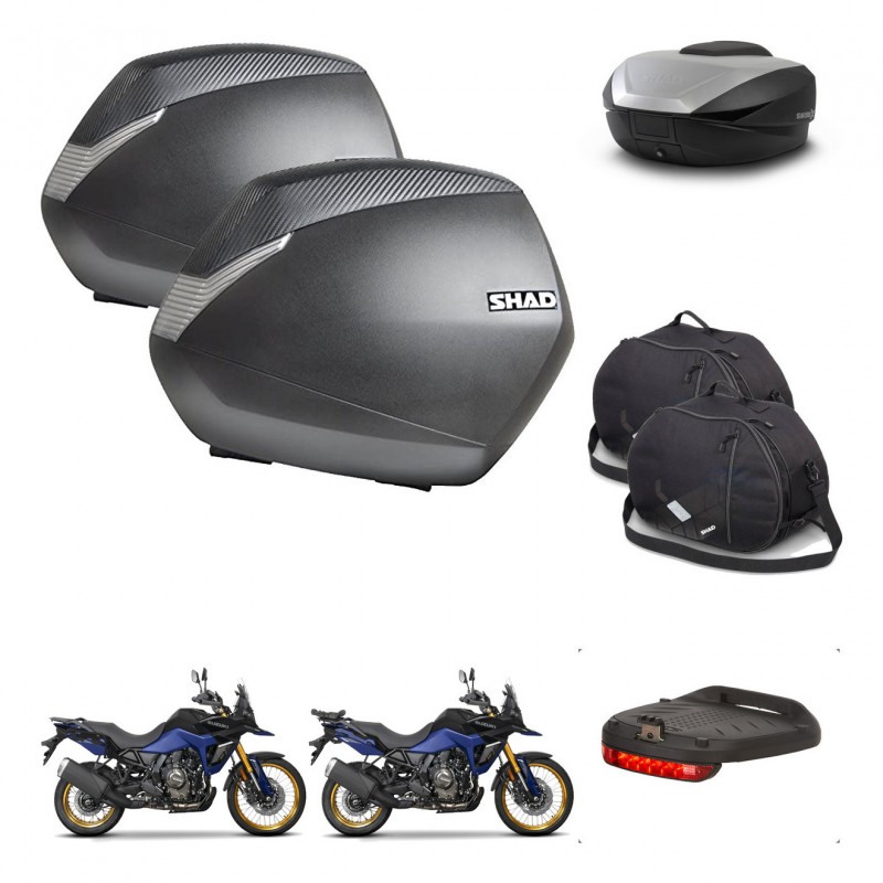SHAD Baul SH59 + soporte montaje maletas SH36 accesorios 59L KIT-477387