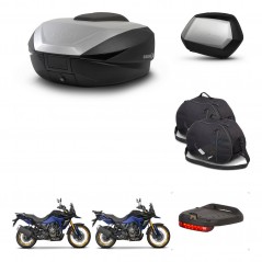 SHAD Maletas SH35 PREMIUM + soporte montaje baul SH59 accesorios 59L KIT-477390