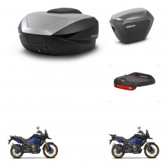 SHAD SH23 alu suitcases + mounting bracket SH59 trunk accessories 59L KIT-477391