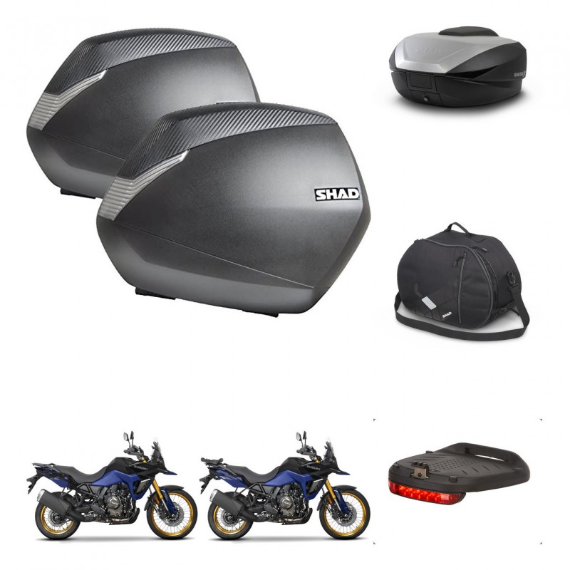 SHAD Baul SH59 + soporte montaje maletas SH36 accesorios 59L KIT-477398