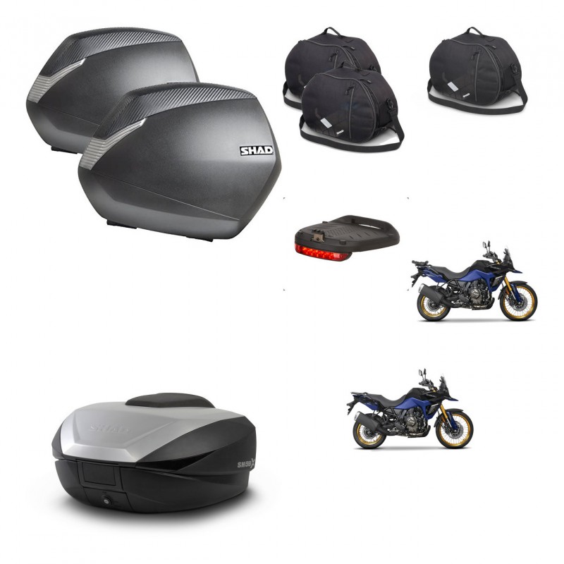 SHAD SH59 trunk + mounting bracket SH36 suitcases accessories 59L KIT-477399