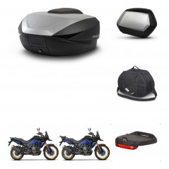 SHAD Maletas SH35 PREMIUM + soporte montaje baul SH59 accesorios 59L KIT-477401