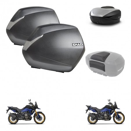 SHAD SH59 trunk + mounting bracket SH36 suitcases accessories 59L KIT-477404