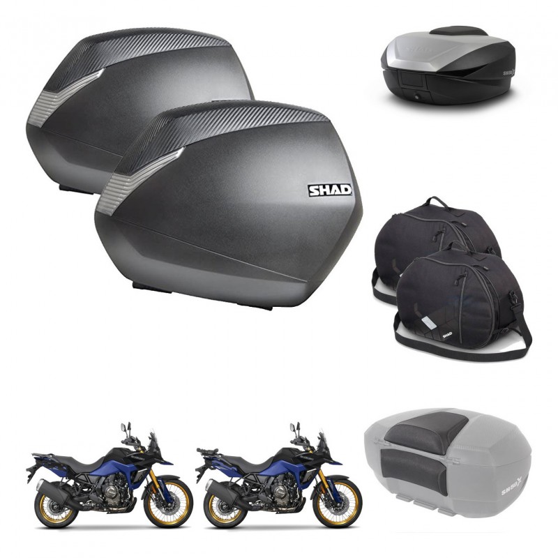 SHAD Baul SH59 + soporte montaje maletas SH36 accesorios 59L KIT-477405