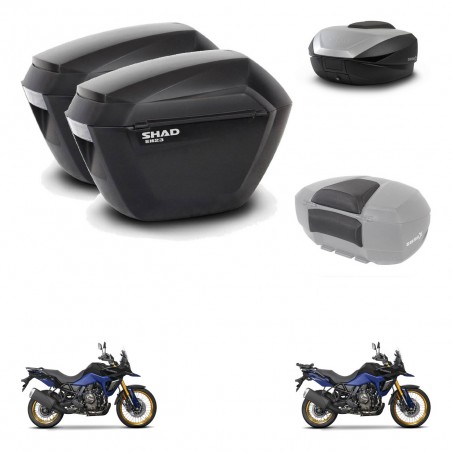 SHAD SH59 trunk + mounting bracket sh23 suitcases accessories 59L KIT-477406