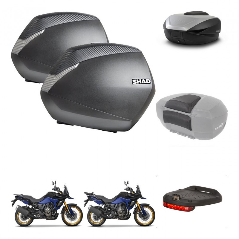 SHAD Baul SH59 + soporte montaje maletas SH36 accesorios 59L KIT-477410