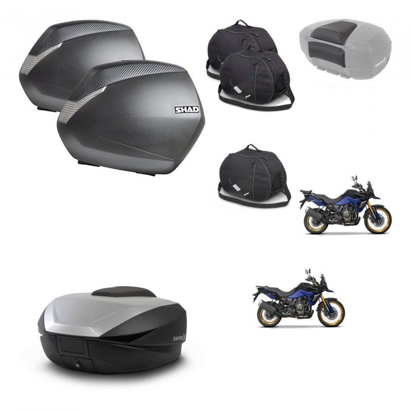 SHAD Baul SH59 + soporte montaje maletas SH36 accesorios 59L KIT-477417