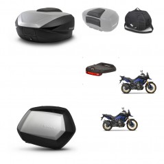 SHAD Maletas SH35 PREMIUM + soporte montaje baul SH59 accesorios 59L KIT-477425
